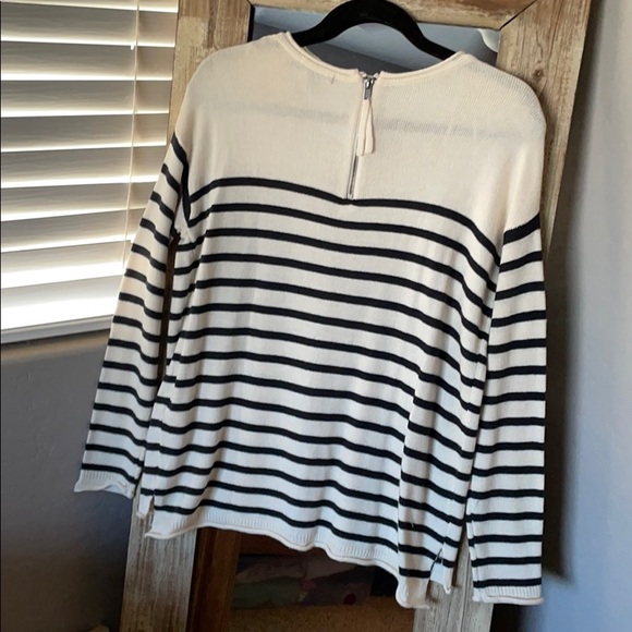 HM zipper back striped sweater - Picture 2 of 5